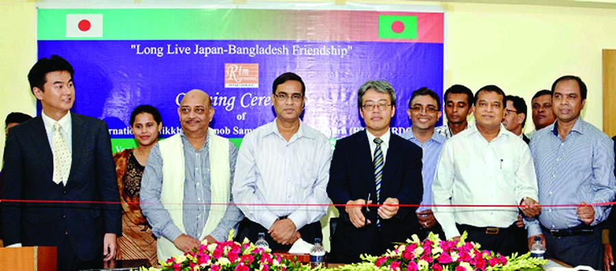 Rupali Bank Limited and RTM International's Chairman Dr Ahmed Al-Kabir and Japan Ambassador Heroki Nimani were present at an opening of 'Long live Japan-Bangladesh Friendship' at TV Gate in Sylhet recently.